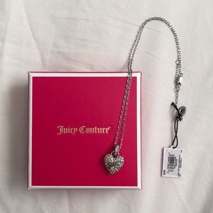 Juicy Couture N-Pave Heart Necklace
